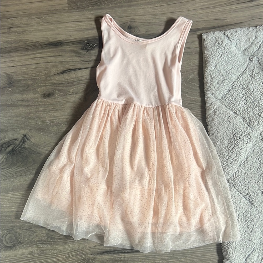 Knitworks Light Pink Tulle Kids Dress